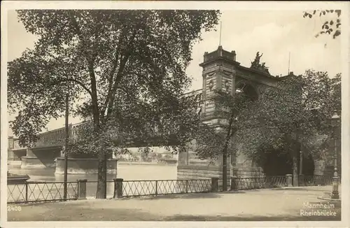 Mannheim Rheinbruecke Kat. Mannheim