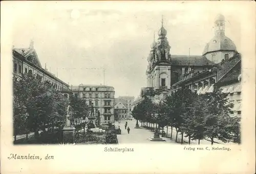 Mannheim Schillerplatz Kat. Mannheim