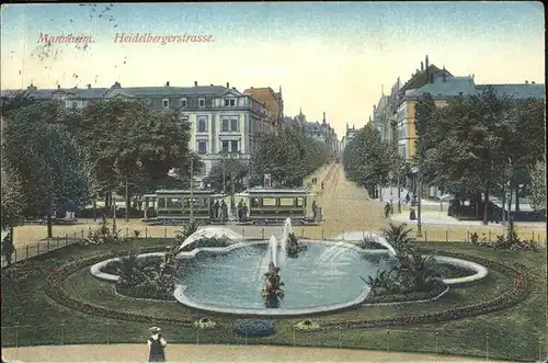 Mannheim Partie an der Heidelberger Strasse Kat. Mannheim