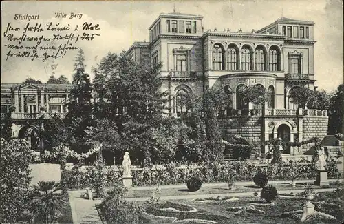 Stuttgart Villa Berg Kat. Stuttgart