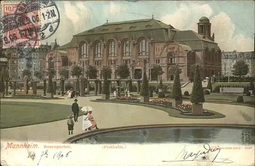 Mannheim Festhalle Rosengarten Kat. Mannheim