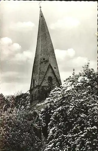 Soest Arnsberg Baumbluete am Schiefen Turm / Soest /Soest LKR