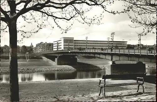 Mannheim Friedrich Ebert Bruecke Kat. Mannheim