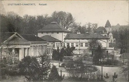 Bad Cannstatt Kursaal Reiterdenkmal Kat. Stuttgart