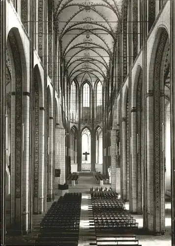 Luebeck Marienkirche Mittelschiff Kat. Luebeck