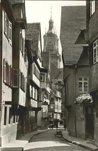 Stuttgart Turmgaessle mit Rathausturm Kat. Stuttgart