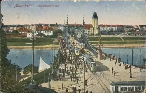 Mannheim Friedrichsbruecke Kat. Mannheim