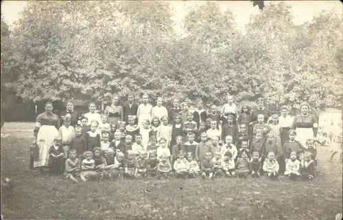 Mannheim Gruppenbild im Kinderheim Kat. Mannheim