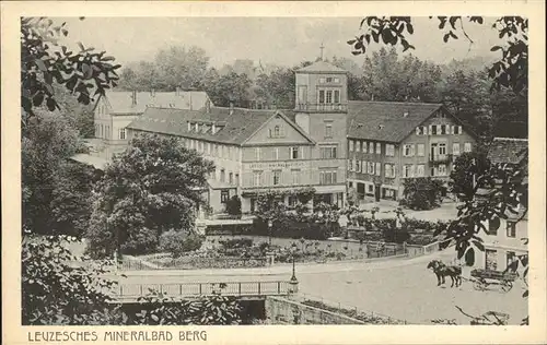 Berg Stuttgart Leuzesches Mineralbad Berg Kat. Stuttgart