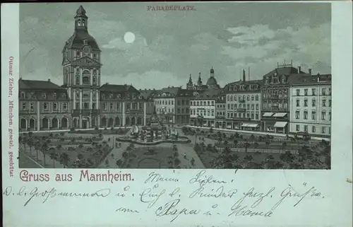 Mannheim Paradeplatz Kat. Mannheim