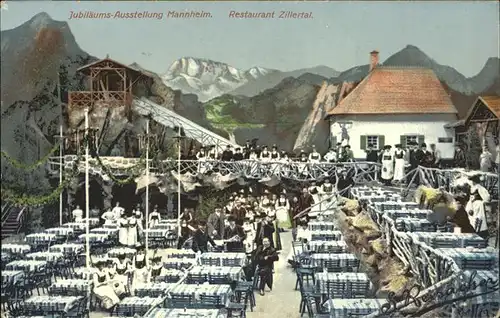 Mannheim Jubilaeumsausstellung Restaurant Zillertal Kat. Mannheim