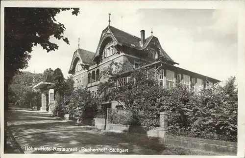 Stuttgart Hotel Restaurant Buchenhof Kat. Stuttgart