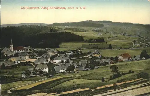 Altglashuetten Panorama Kat. Feldberg (Schwarzwald)