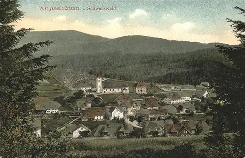 Altglashuetten Teilansicht Kat. Feldberg (Schwarzwald)