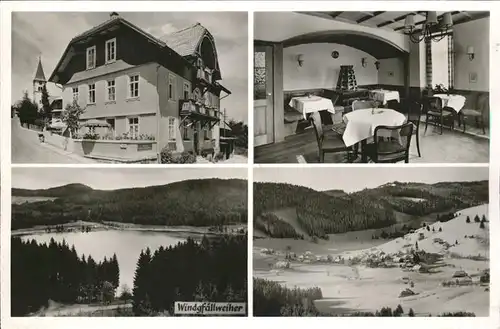 Altglashuetten Gasthaus zum Loewen Windgfaellweiher Kat. Feldberg (Schwarzwald)