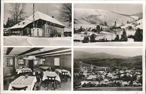 Altglashuetten Gasthaus Pension Cafe Schwarzwaldhaus Skigebiet Kat. Feldberg (Schwarzwald)