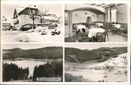 Altglashuetten Haus zum Loewen Windgfaellweiher Kat. Feldberg (Schwarzwald)