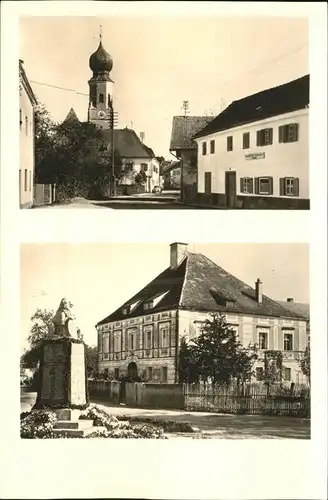 Aigen Inn Partie an der Kirche Denkmal Kat. Bad Fuessing