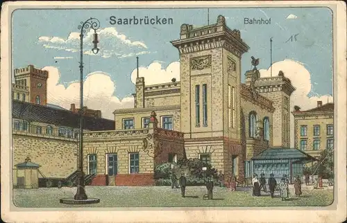 Saarbruecken Bahnhof Kat. Saarbruecken