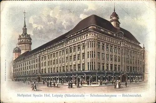 Leipzig Messpalast Specks Hof Kat. Leipzig