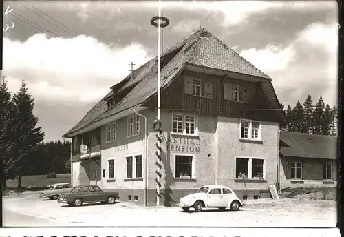 Oberbraend Gasthaus Pension Falken Maibaum Kat. Eisenbach (Hochschwarzwald)