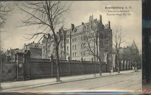 Brandenburg Havel Infanterie Kaserne Feldpost Kat. Brandenburg