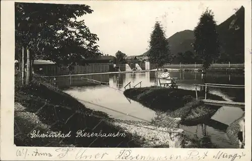 Piesenhausen Schwimmbad Kat. Marquartstein