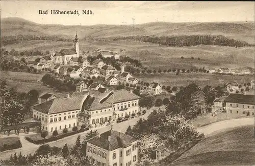 Bad Hoehenstadt Ortsansicht mit Kirche Kat. Fuerstenzell