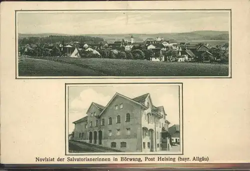 Boerwang Panorama Noviziat der Salvatorianerinnen Kat. Haldenwang