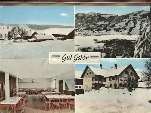 Zollhaus Allgaeu Gut Gstoer Panorama Teilansichten