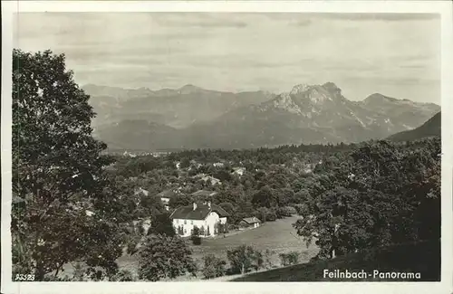 Bad Feilnbach Panorama Wendelsteingruppe Kat. Bad Feilnbach