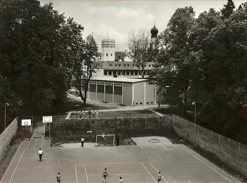 Ising Chiemsee Landschulheim Schloss Sportplatz Kat. Chieming