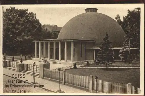 Jena Zeiss Planetarium im Prinzessinnengarten Kat. Jena