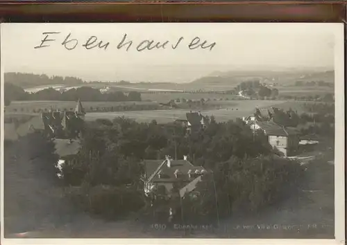 Ebenhausen Isartal Panorama Kat. Schaeftlarn