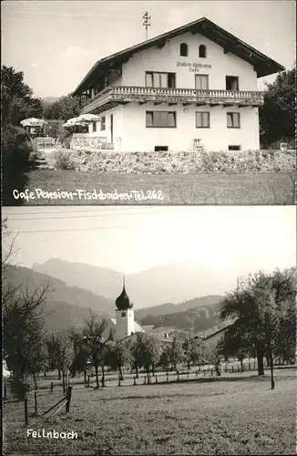 Bad Feilnbach Cafe Pension Fischbacher Herz Jesu Kirche Kat. Bad Feilnbach