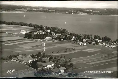 Gollenshausen Chiemsee Fliegeraufnahme Kat. Gstadt a.Chiemsee