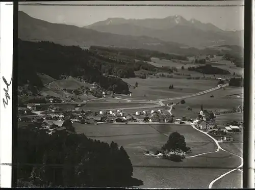 Neukirchen Teisenberg Oberbayern Fliegeraufnahme Kat. Teisendorf