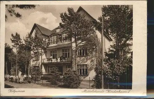 Koelpinsee Usedom Kinderheim Kat. Usedom