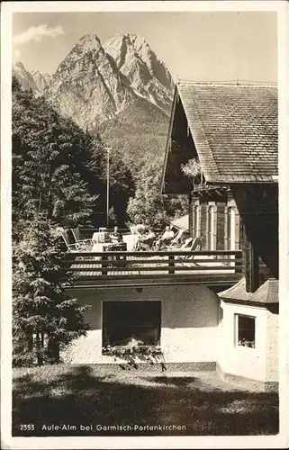 Garmisch Partenkirchen Aule Alm Kat. Garmisch Partenkirchen