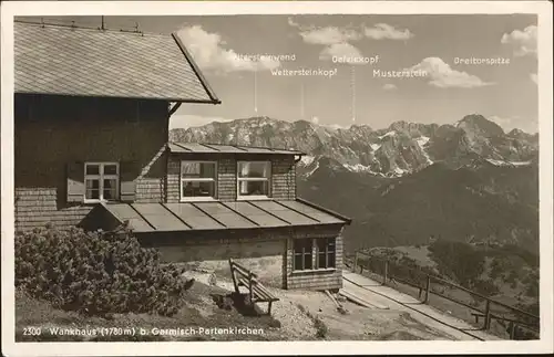 Garmisch Partenkirchen Wankhaus Kat. Garmisch Partenkirchen