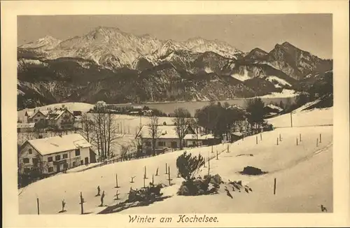 Kochel See Winter am Kochelsee / Kochel a.See /Bad Toelz-Wolfratshausen LKR