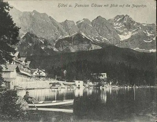 Eibsee Partie am Eibsee Hotel Zugspitze Kat. Grainau