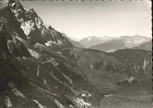 Garmisch Partenkirchen Eibsee Fliegeraufnahme Kat. Garmisch Partenkirchen