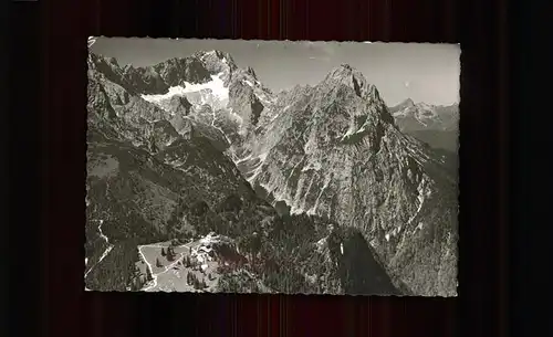 Garmisch Partenkirchen Kreuzeck Fliegeraufnahme Kat. Garmisch Partenkirchen