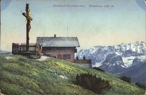 Garmisch Partenkirchen Wankhaus Kreuz Kat. Garmisch Partenkirchen