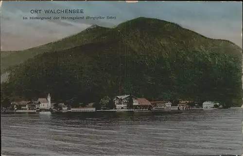 Walchensee mit Herzogstand Kat. Kochel a.See