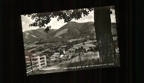 Bad Kohlgrub Blick von der Rochuskapelle auf Hoernle Kat. Bad Kohlgrub