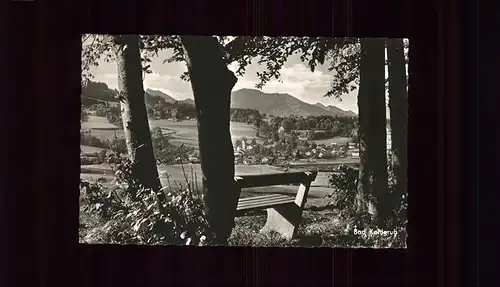 Bad Kohlgrub Blick auf den Ort mit Ammergauer Alpen Kat. Bad Kohlgrub