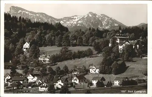 Bad Kohlgrub Ortsansicht mit Alpenpanorama Kat. Bad Kohlgrub