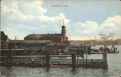 Hamburg Hafenpartie Kat. Hamburg